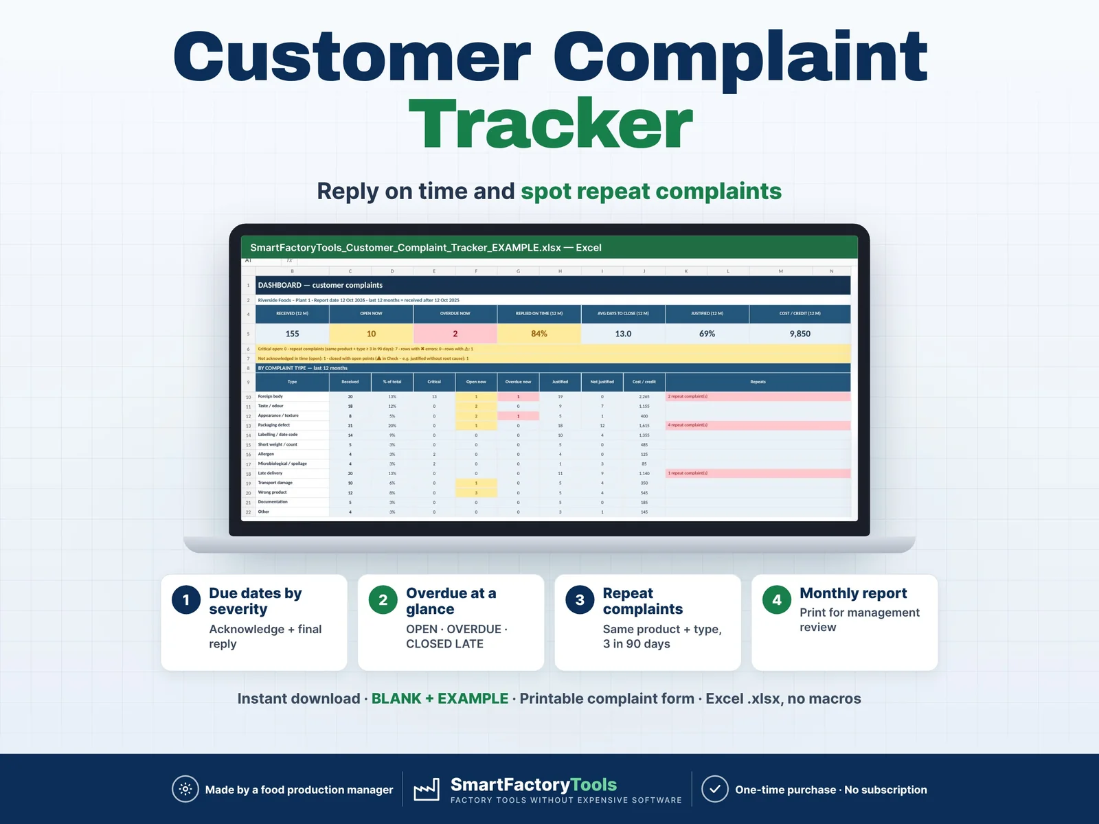 Customer Complaint Tracker – main listing image