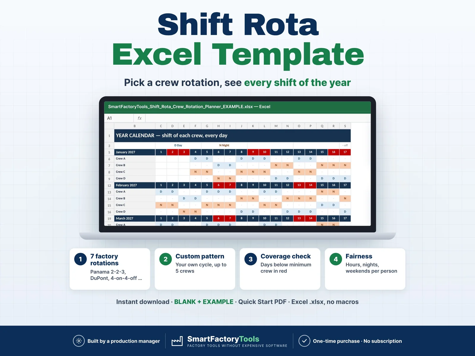 Shift Rota & Crew Rotation Planner – main listing image